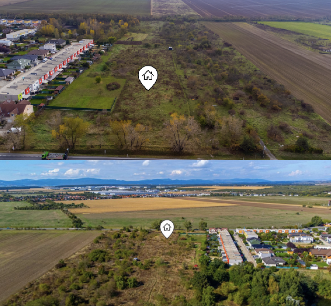 Nové Investičný stavebný pozemok Senec, 1612 m2