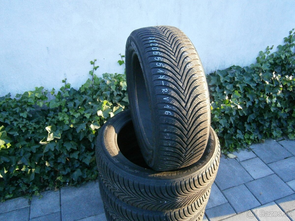 Predám 4x zimné pneu Michelin 205/55 R17 95VXL