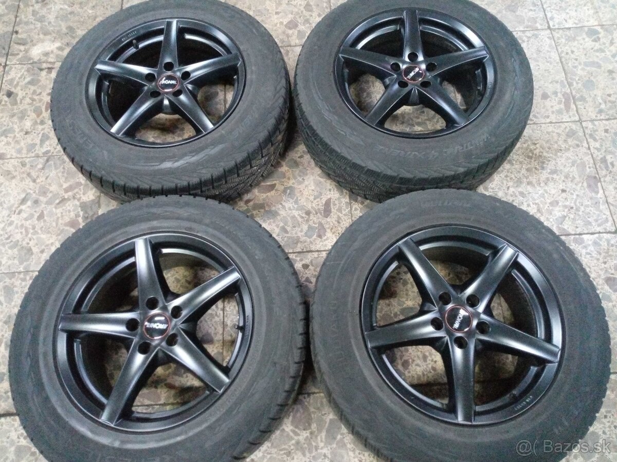 Alu disky Ronal 8x17, 5x112, čierne