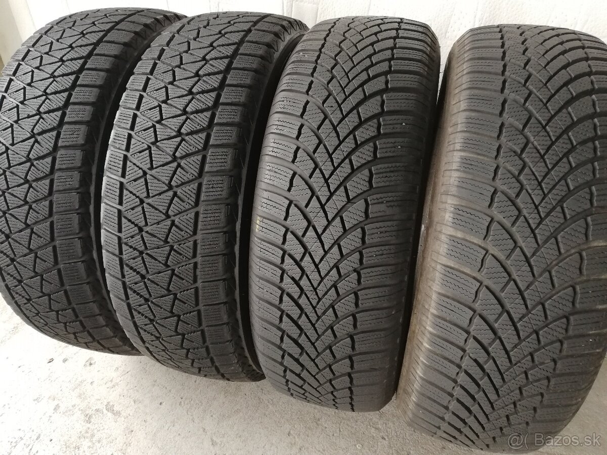 215/60 r17 zimné pneumatiky Bridgestone 7mm