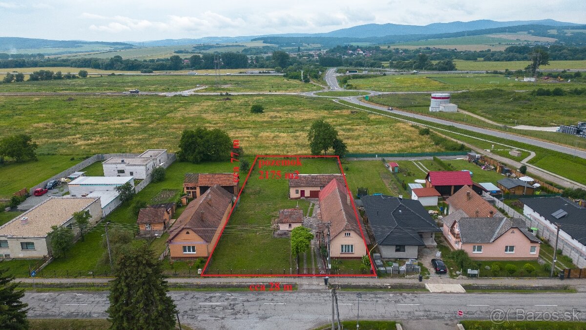 Na predaj rodinný dom s pozemkom 2175 m2, obec Nová Polhora