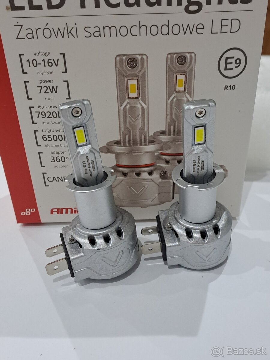 LED žiarovky H3 – 72W - 7920 Lm - Canbus