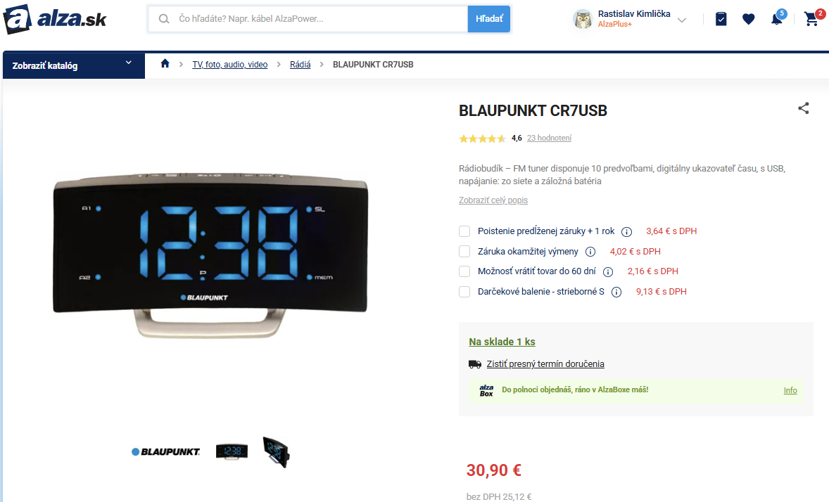 Blaupunkt cr7bk