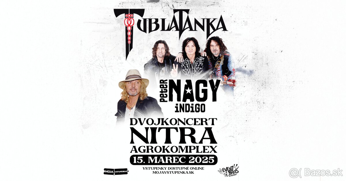 Koncert Tublatanka & Peter Nagy a Indigo - Nitra