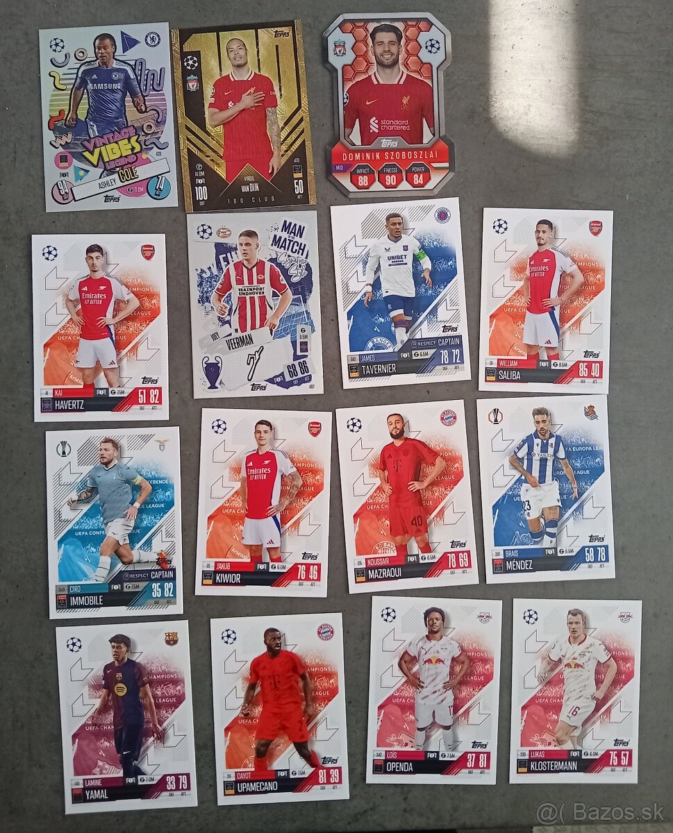 Kartičky Match Attax