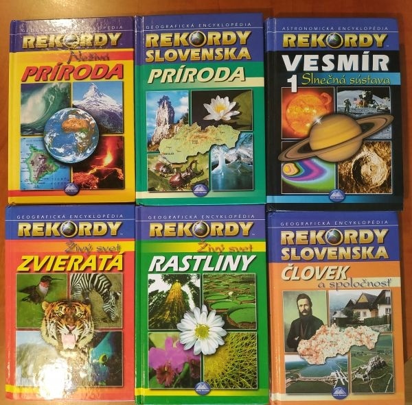 Encyklopédia- rekordy rastliny, vesmír, zvieratá ...