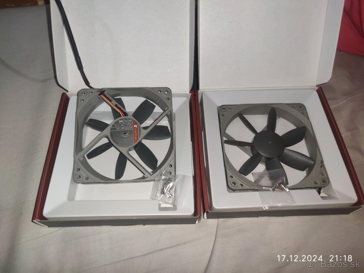 Predám 2 kusy Noctua NF-S12B redux-1200