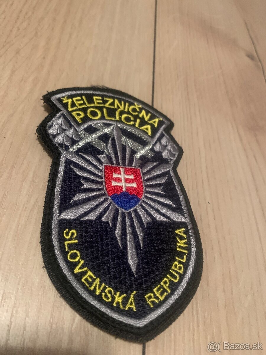 Znak železničná polícia