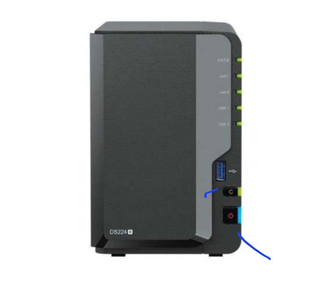 Synology DS224+ NAS (6GB RAM / 2 x 4TB)