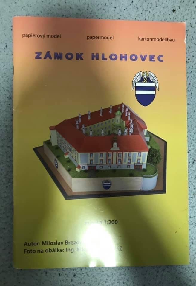 Papierový model, vystrihovačka: Zámok Hlohovec.