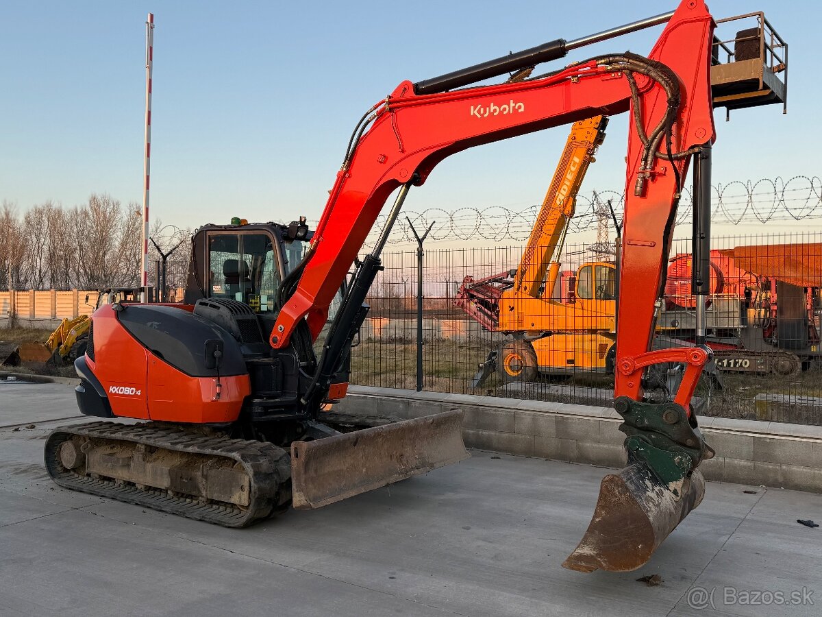 Kubota KX080 / 2017 pasovy bager