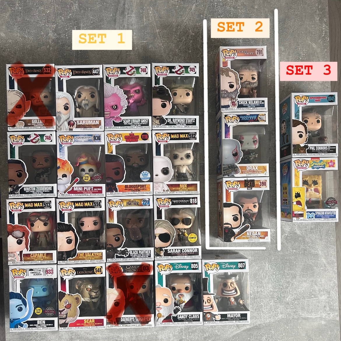 MOVIES a GAMES funko pop (za LACNO)