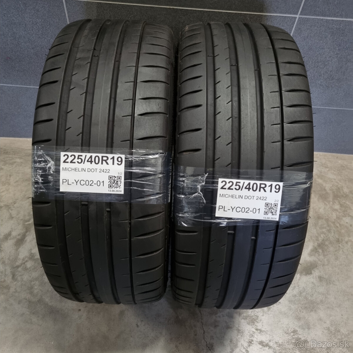 Letné pneumatiky pár 225/40 R19 MICHELIN