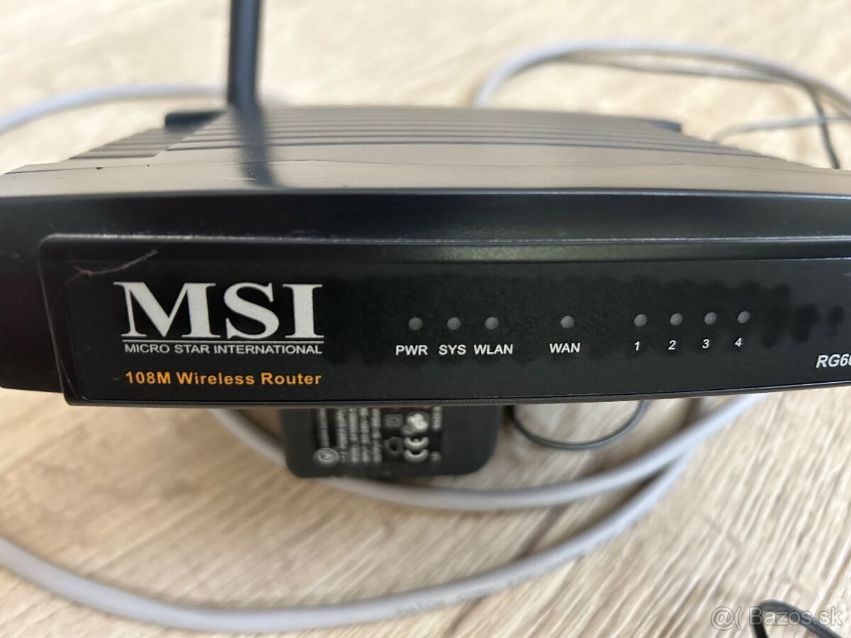 wifi router MSI 108M