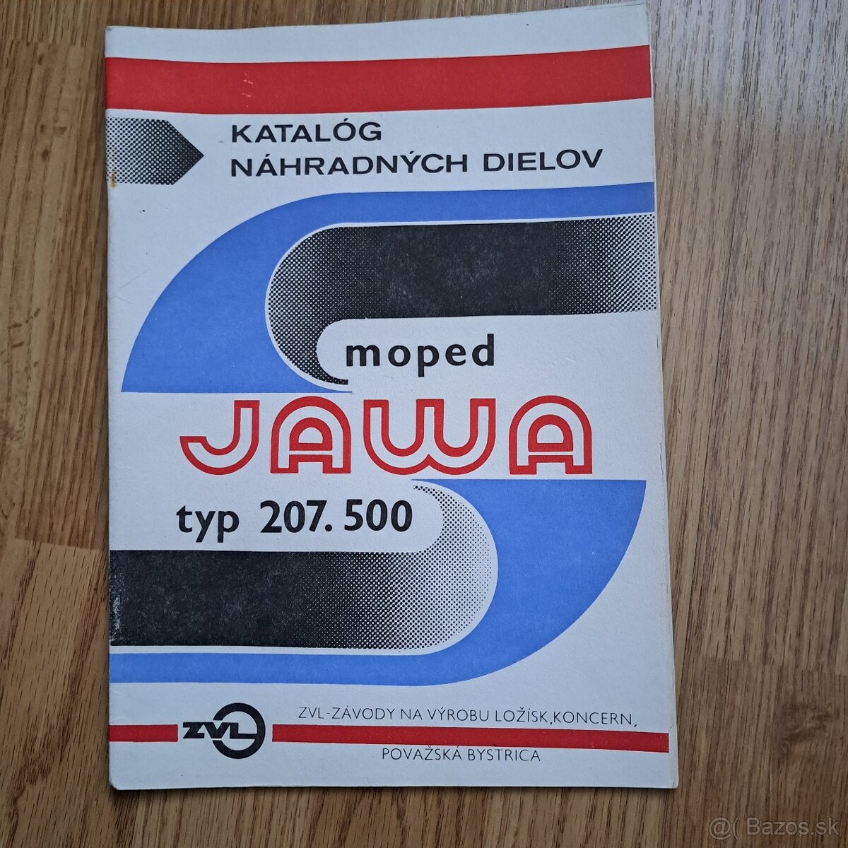 Katalóg náhradných dielov Jawa moped typ 207.500