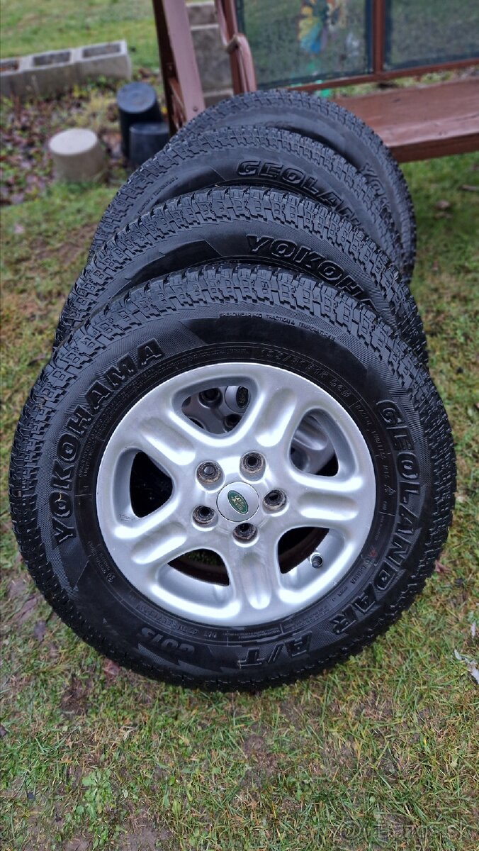 ALU disky 15" s pneu na FREELANDER