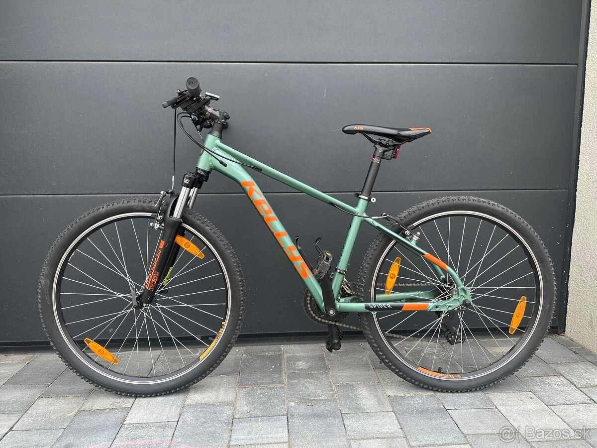 DETSKÝ KELLYS HORSKÝ BICYKEL SPIDER 10 GREEN 26"