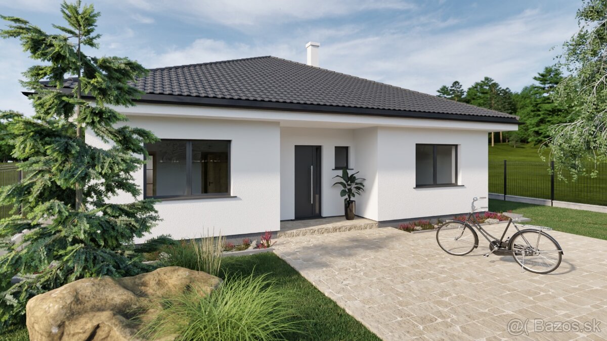 NOVOSTAVBA 4-izbový bungalov na predaj – Bohdanovce