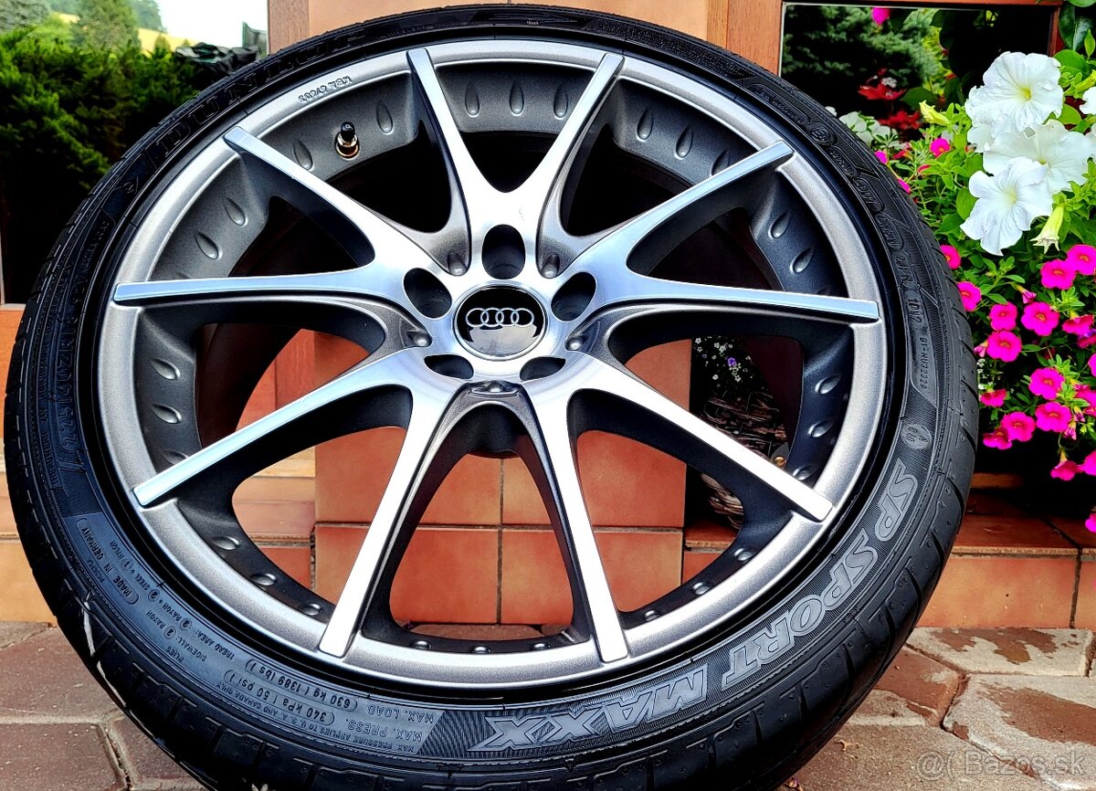 alu R18 5x100, bicolor (pneu 225/40)   Audi TT, A1...