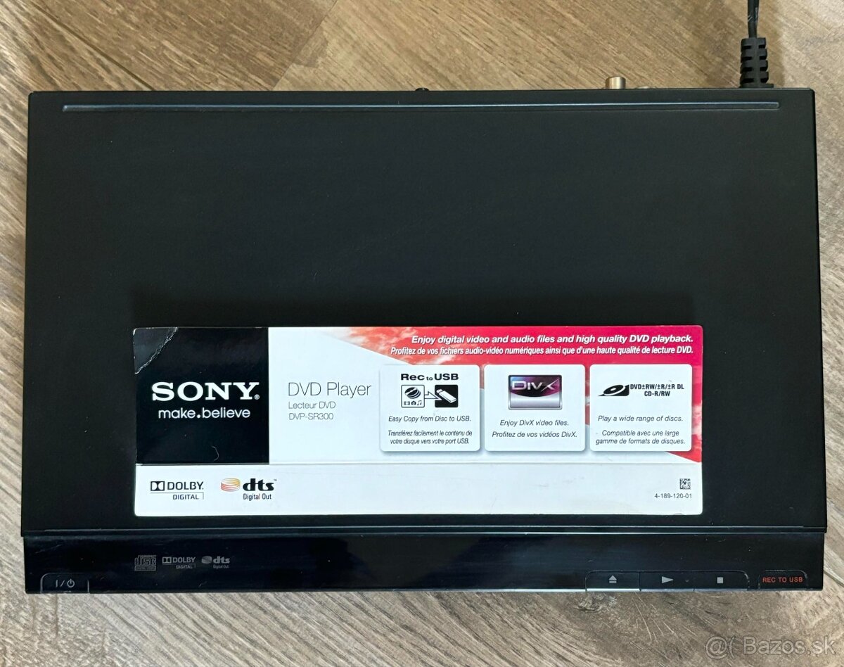 DVD Prehrávač Sony DVP - SR300