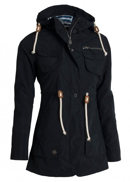 Úplne NOVÝ kabátik/bunda Woox Drizzle Parka Ladies´ black 34