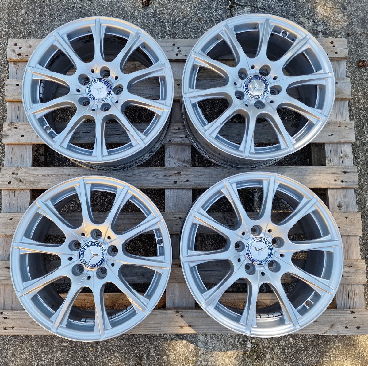 ORIGINÁL MERCEDES HLINÍKOVÉ DISKY 5x112 R16