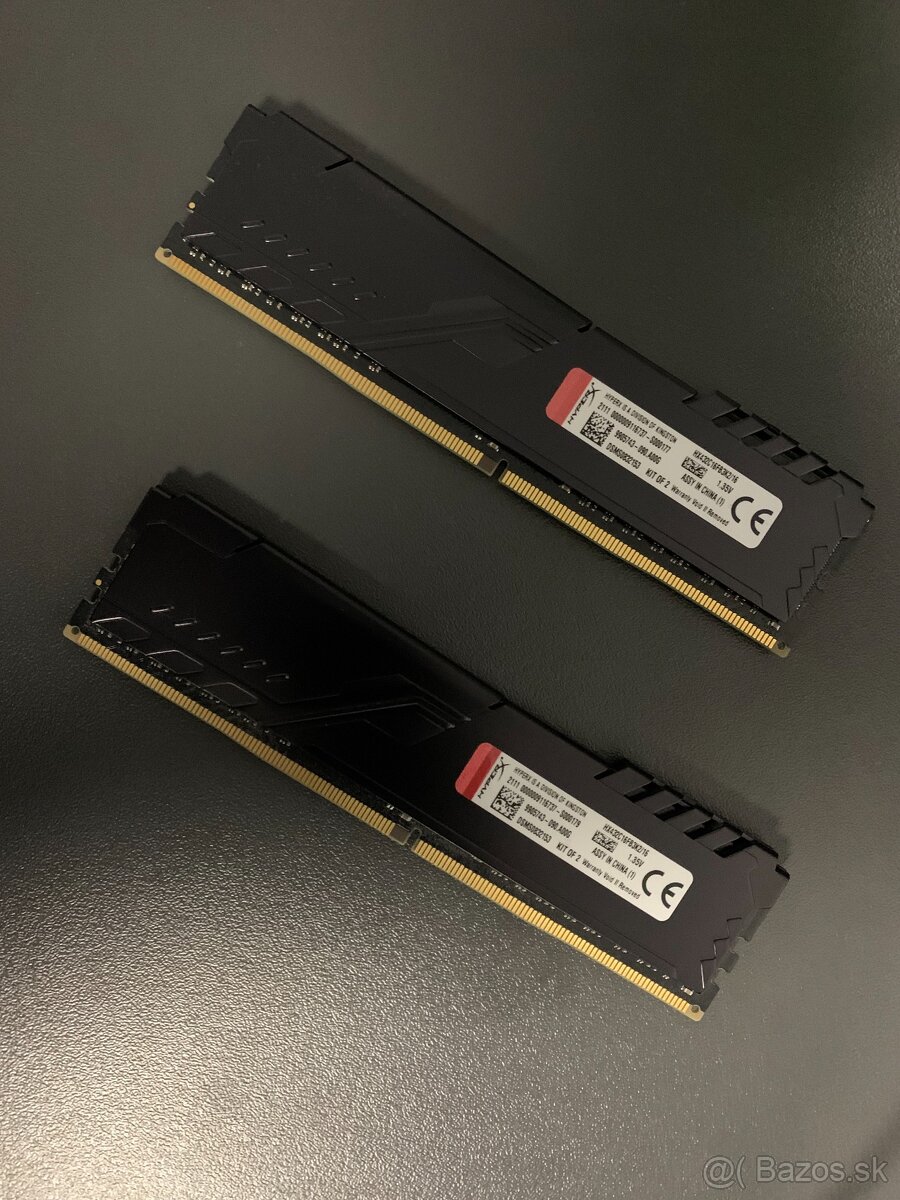 Kingston HyperX Fury RAM 2x8gb 2400MHZ