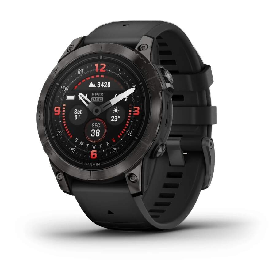 Garmin Epix Pro 47 mm Slate Gray / Black Band sapphire titan