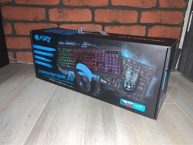 NOVÝ Gaming Combo Set/Herný Set - Fury Thunderstreak 3.0 4v1