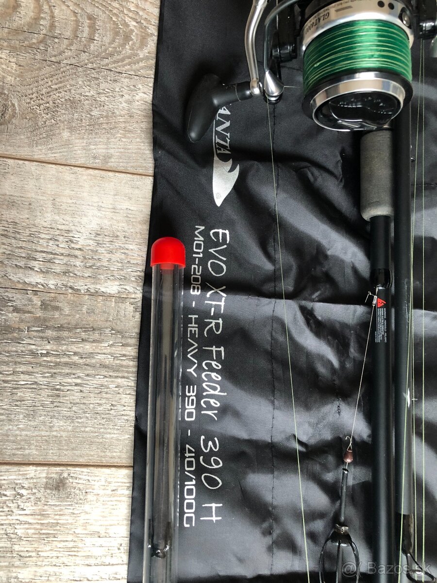 feeder prút manta evo xtr 3,90H + naviják tica long cast