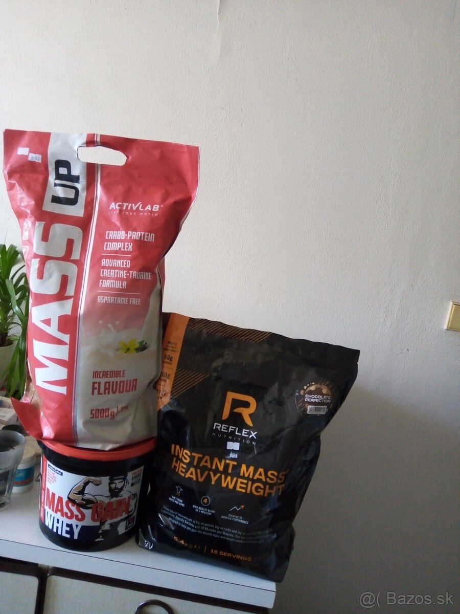 3xGain: MASS WHEY GAIN 3 kg,MASS UP 5 kg,MALTODEXTRÍN 2,5 kg