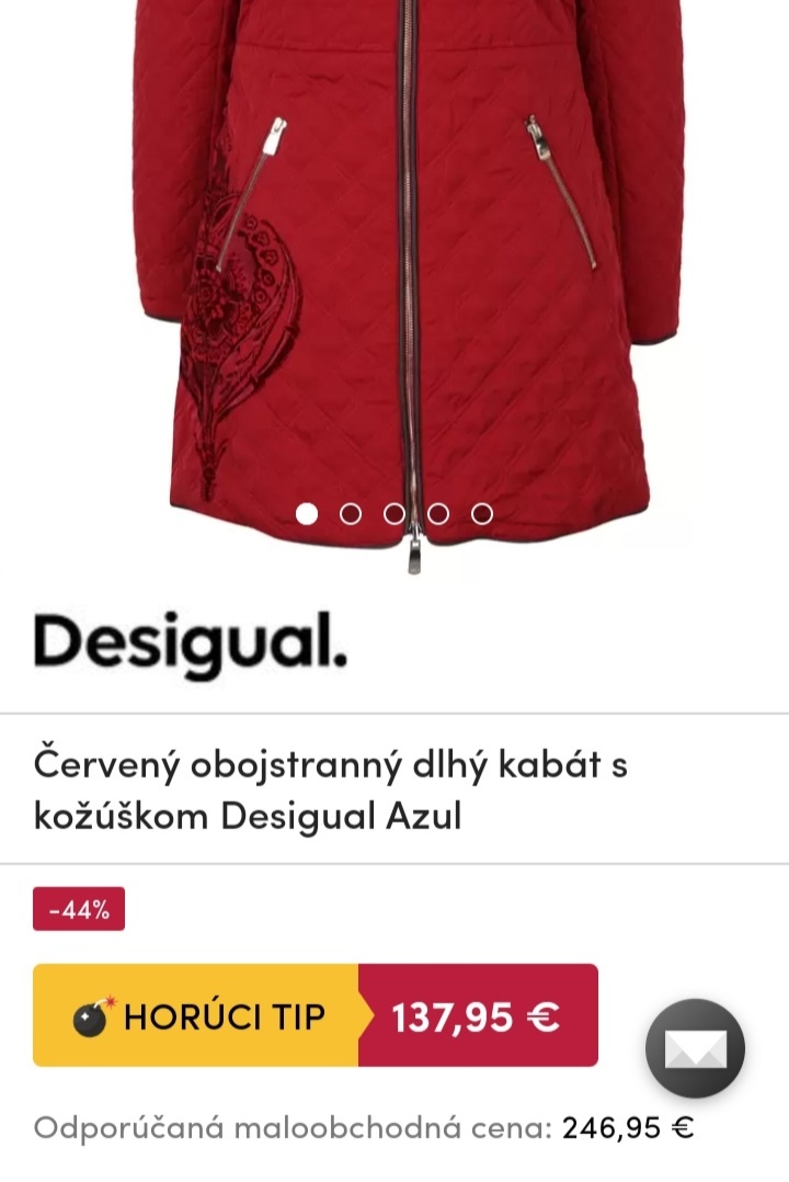 Desigual obojstranný kabát