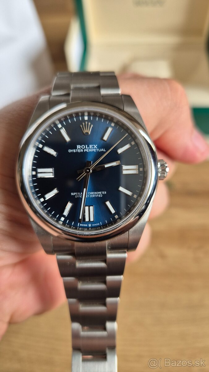 Rolex Oyster Perpetual 41mm / Blue Dial - Ref. 124300