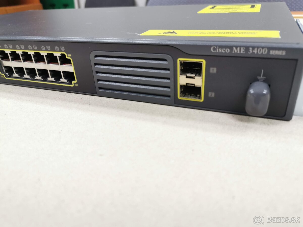 Cisco ME3400 menežovateľný switch 24 port+2x SFP