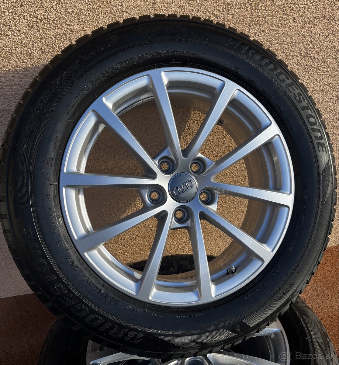 5x112 R17 7,5J ET36 + zimné 225/60 Bridgestone