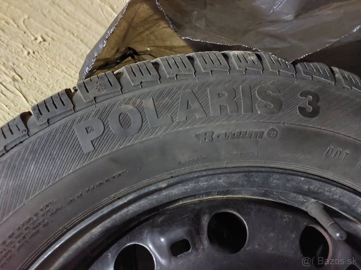 sada 4ks Barum Polaris 3 185/65 R15 zimne cca 6 mm