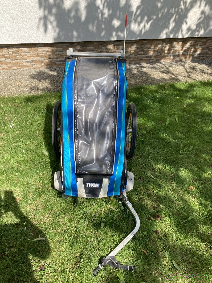 Thule Chariot CX 1 Blue Disc + Ski set