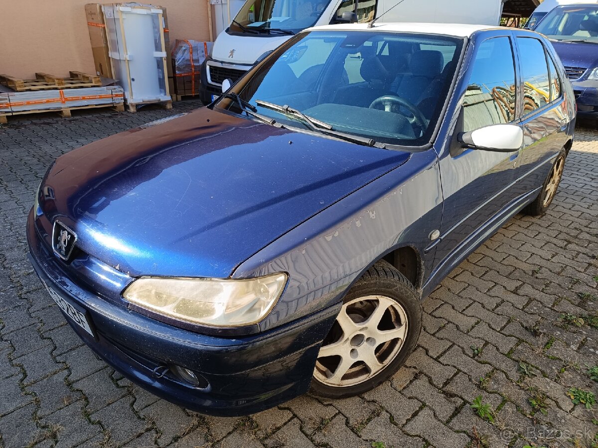 Peugeot 306 1.8 benzín 81kW živé rarita 170 000km