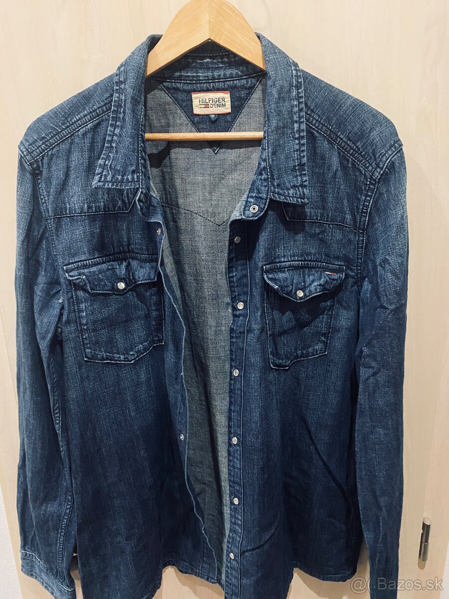 Riflová košeľa Hilfiger Denim veľ.XL