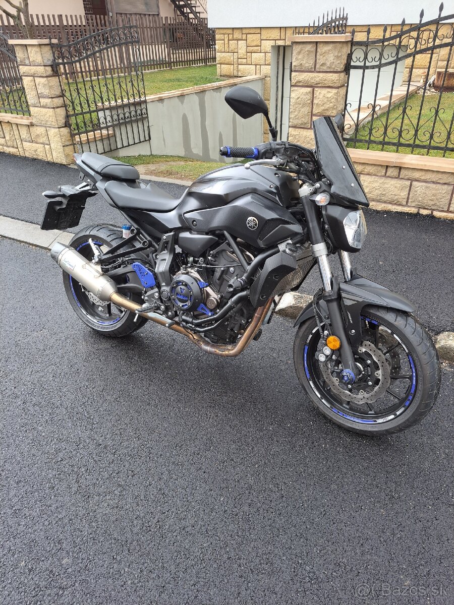 Yamaha MT 07, 20017