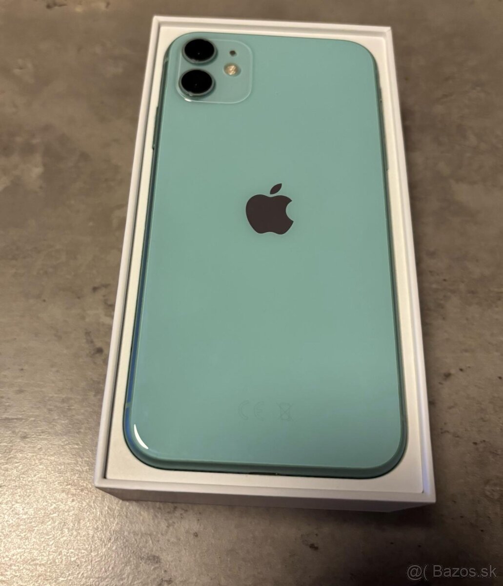 iPhone 11 Mint Green 64 GB + príslušenstvo