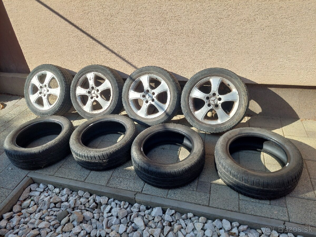 ALU disky 5x112 R16 , pneumatiky 195/55 R16