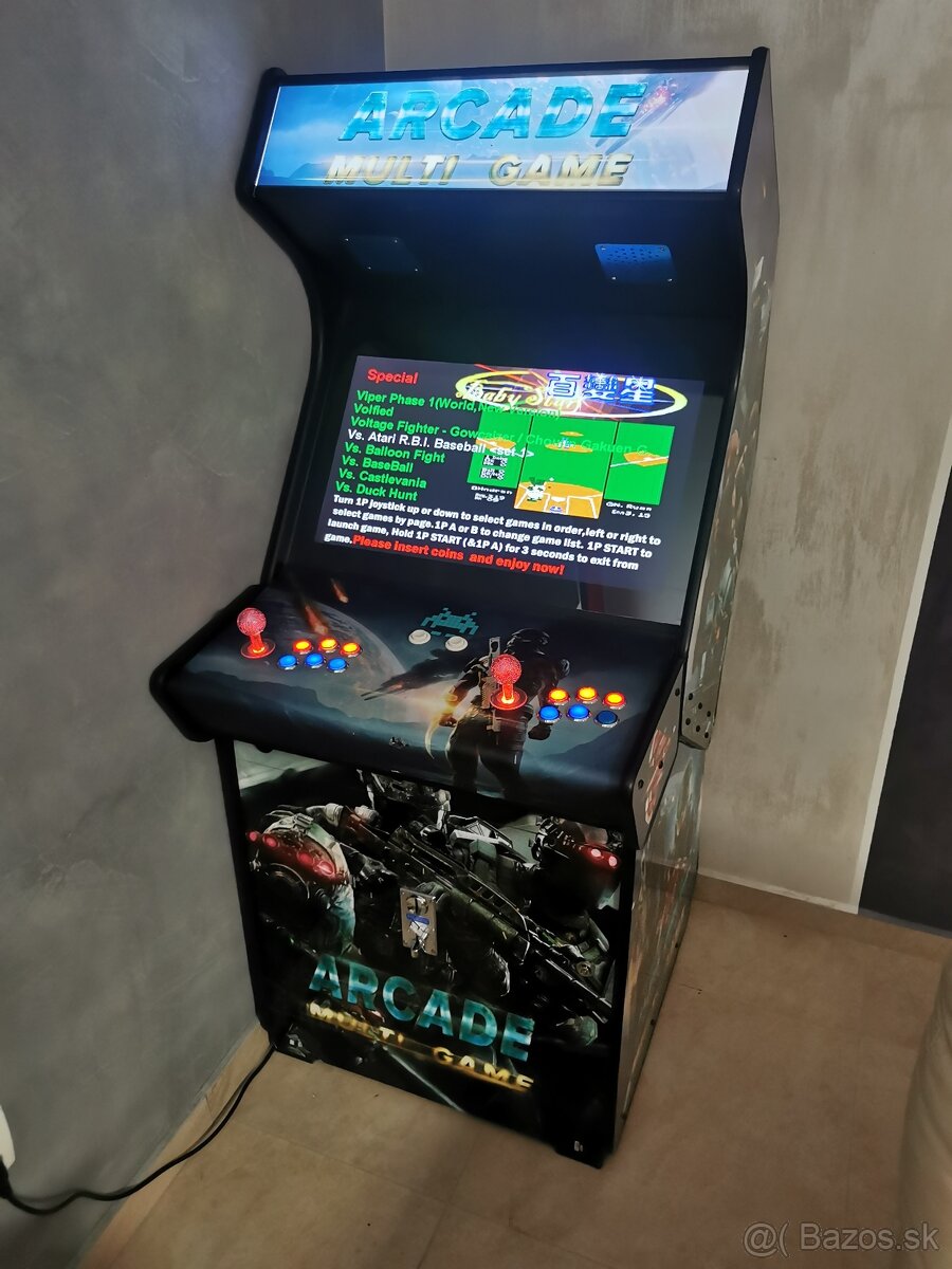 Hrací automat Arcade hry 90-te roky