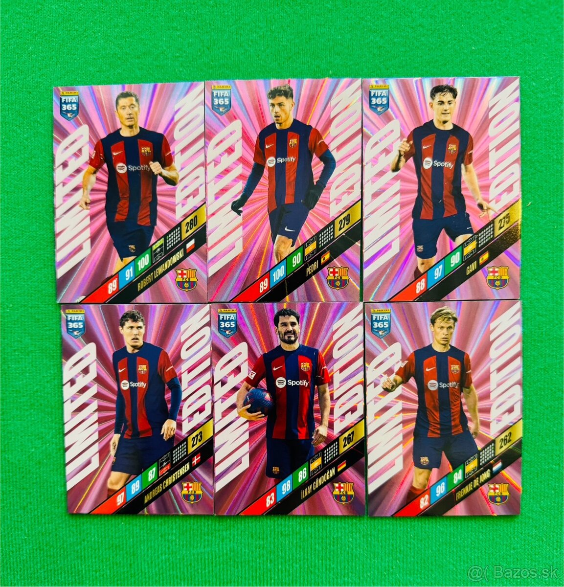 LIMITED EDITION FIFA 365 2024 - BARCELONA solo karty hráčov