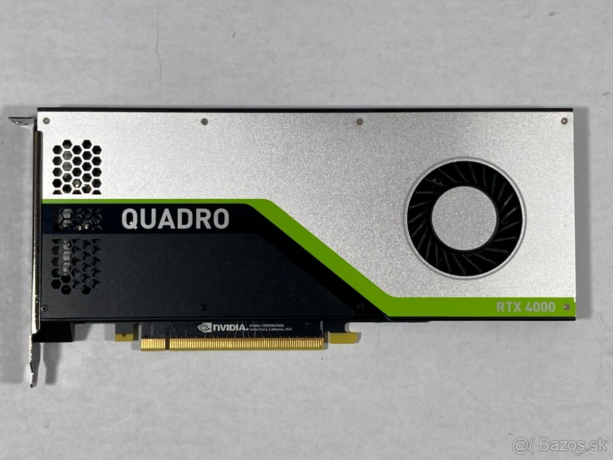 Nvidia Quadro RTX 4000 8GB GDDR6 3x DisplayPort 1x USB-C