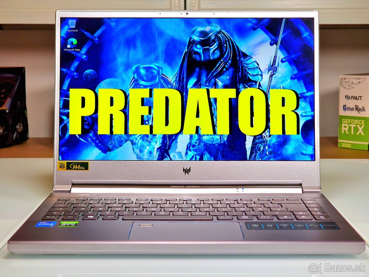 Herný notebook PREDATOR | RTX 3060 | ZÁRUKA | 16GB RAM