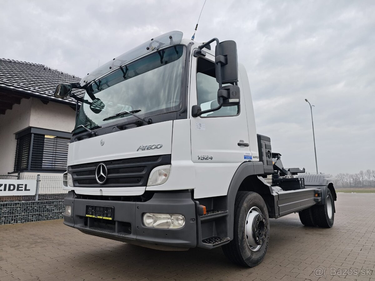 MERCEDES - BENZ ATEGO 1524, NOVÝ 8t hákový nosič kontejnerů