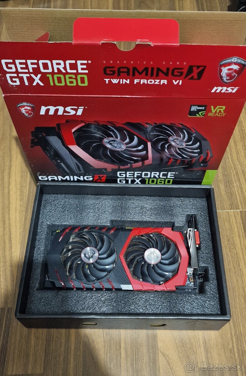 Nvidia GTX 1060 6G MSI.