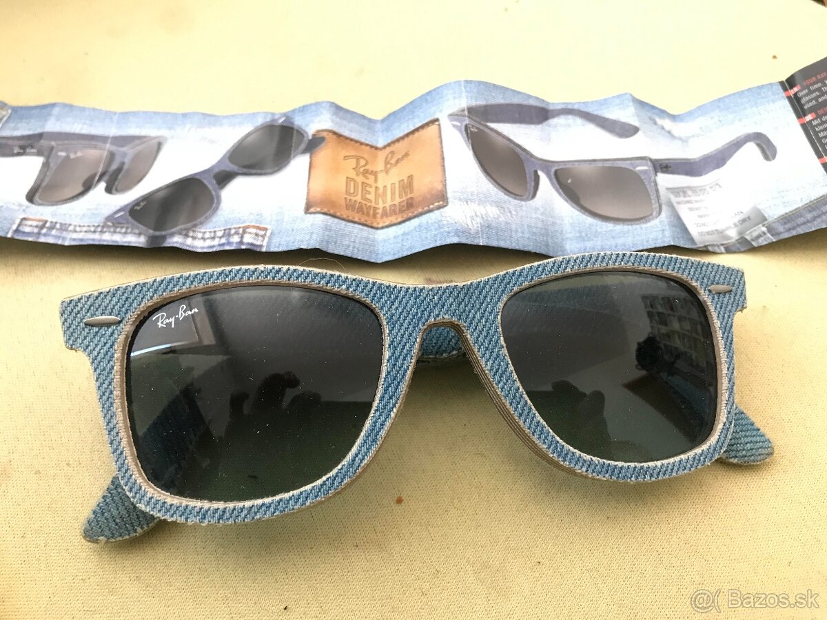 Predám ORIGINAL slnečné okuliare Ray-Ban Denim Wayfarer