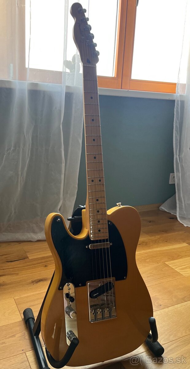 Fender Telecaster s Dimarzio snímačmi (ľavoruký)